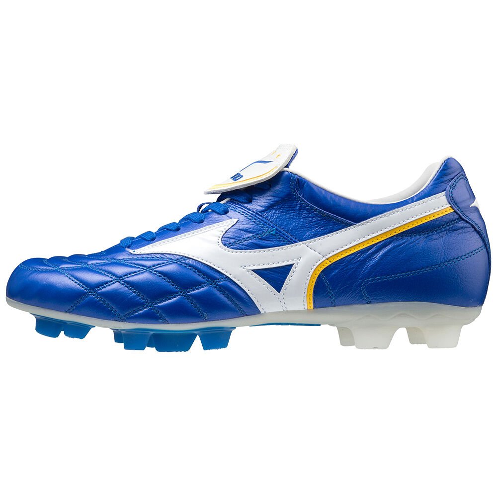 Damske Kopačky Mizuno Wave Cup Legend Biele/Modre/Žlté Vypredaj XKWC48509